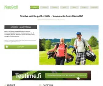 Nexgolf.fi(Nexgolf on suomen markkinajohtaja golf) Screenshot