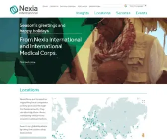Nexia.com(Nexia International) Screenshot
