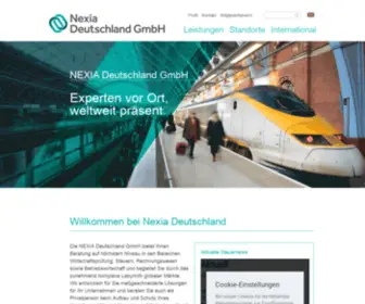 Nexia.de(Nexia NEXIA Deutschland GmbH) Screenshot