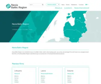 Nexiabalticregion.com(Nexia Baltic Region) Screenshot