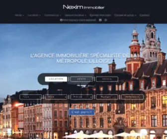 Nexim-Immobilier.fr(Nexim Immobilier) Screenshot