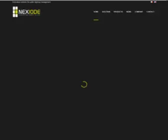 Nexiode.com(Solution innovante pour l'éclairage intelligent) Screenshot