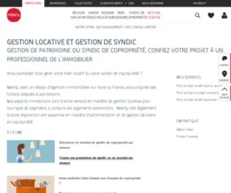 Nexity-Saggel.fr(Annonces immobilières) Screenshot