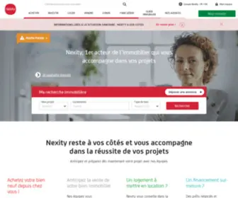 Nexity.com(Nexity vous accompagne tout au long de votre vie immobilière) Screenshot