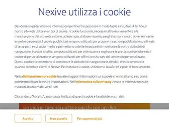 Nexive.it(Scopri tutti i servizi Corriere e Poste di Nexive italia per la tua azienda) Screenshot