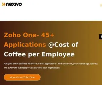 Nexivo.co.in(Zoho's Favourite Partner Nexivo) Screenshot