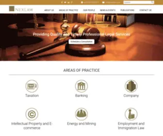 Nexlaw.co.tz(NexLaw Advocates) Screenshot