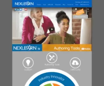 Nexlearn.com(Custom eLearning Development) Screenshot