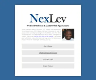 Nexlevsolutions.com(NexLev Solutions) Screenshot