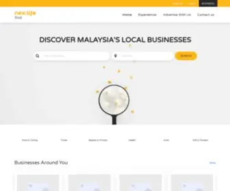 Nexlifefind.com.my(Discover Malaysia local businesses) Screenshot