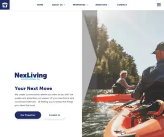 Nexliving.ca(NexLiving Communities Inc) Screenshot