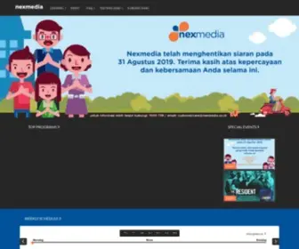 Nexmedia.co.id(Official Nexmedia TV Berlangganan & Pay TV Kabel Indonesia) Screenshot