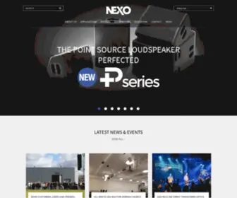 Nexo-SA.com(NEXO) Screenshot