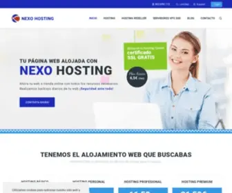 Nexohosting.es(España) Screenshot