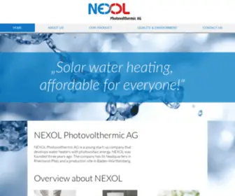 Nexol-AG.net(Nexol AG) Screenshot