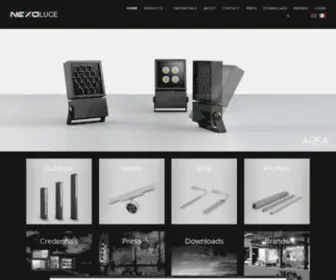 Nexoluce.com(High end manufacturer of lighting fixtures) Screenshot