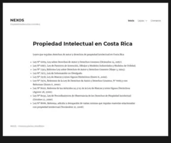 Nexos.co.cr(NEXOS Costa Rica) Screenshot