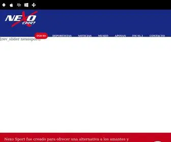 Nexosports.com.ar(NEXO SPORT) Screenshot