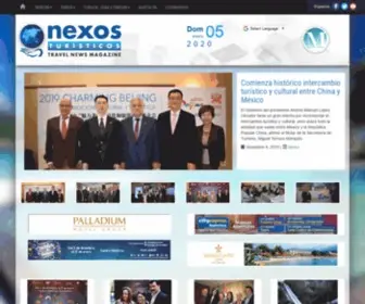 Nexosturisticos.com.mx(Periodismo turístico. Informamos sobre la industria y estilo de vida del sector más placentero) Screenshot