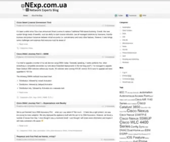 Nexp.com.ua(Network Experts Blog) Screenshot