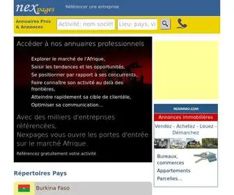 Nexpages.com(Annuaire entreprises et professionnels) Screenshot