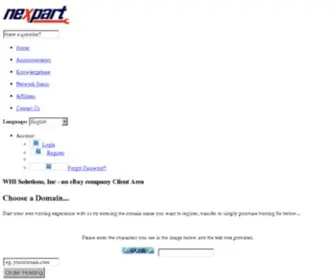 Nexpartb2C.com(Nexpart B2C) Screenshot