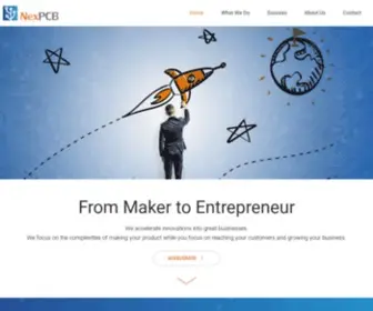Nexpcb.com(PCB and Turnkey Manufacturing Services for IoT Startups) Screenshot