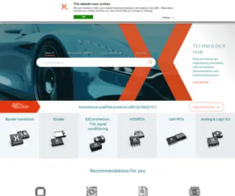 Nexperia.net(Nexperia is a global semiconductor company) Screenshot