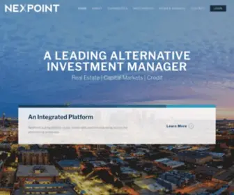 Nexpointgroup.com(NexPoint Group) Screenshot