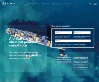 Nexreg.com(Global Chemical Compliance) Screenshot