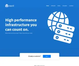 Nexril.net(Reliable Infrastructure) Screenshot