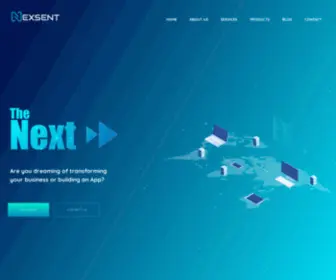 Nexsent.com(Digital Transformation Simplified) Screenshot