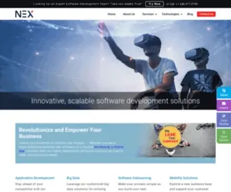 Nexsoftsys.com(NEX Softsys) Screenshot