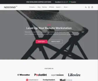 Nexstand.io(Create an Ergonomic Workstation Anywhere) Screenshot