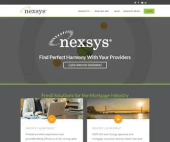 Nexsystech.com(Nexsys Technologies creates digital platforms for real estate appraisal (Nexsys Clear Path)) Screenshot