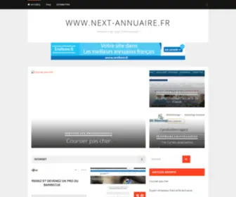 Next-Annuaire.fr(Annuaire SEO de sites internet et de serveurs de jeux gratuit) Screenshot