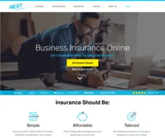 Next-Insurance.com(Next Insurance) Screenshot