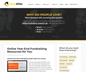 Nextafter.com(Nonprofit Fundraising Optimization) Screenshot