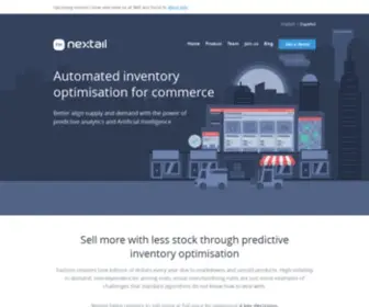 Nextail.co(Transform your merchandising decisions with AI) Screenshot