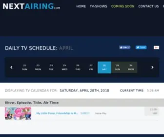 Nextairing.com(TV Calendar) Screenshot