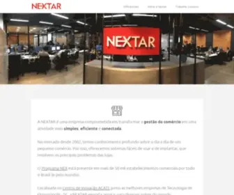 Nextar.com.br(Simplificando a vida de mais de 50 mil lojas pelo mundo) Screenshot