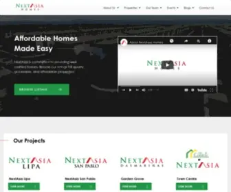 Nextasialand.com(Affordable Houses for Sale Made Easy) Screenshot