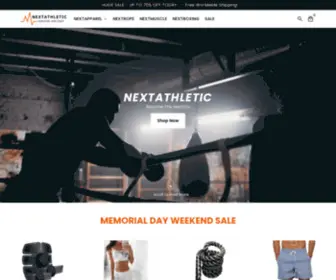 Nextathletic.com(Our athletic brand is centered around you. We are your next idea (#NextIdea)) Screenshot