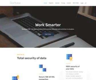 Nextbasecrm.com(Work Smarter) Screenshot