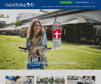 Nextbike.de(Deutschlands größtes Fahrradverleihsystem) Screenshot