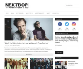 Nextbop.com(Nextbop Jazz Music Blog) Screenshot