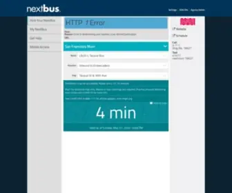 Nextbus.com(Umo IQ) Screenshot