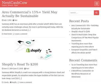 Nextcashcow.com(Learn) Screenshot