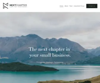 Nextchaptercap.com(Next Chapter Capital Partners) Screenshot