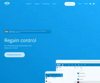 Nextcloud.com(Nextcloud) Screenshot